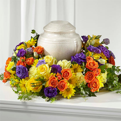 Blossoms of Remembrance Cremation Adornment – HOLLOW TREE GIFTS & FLORAL LLC, Cascade IA