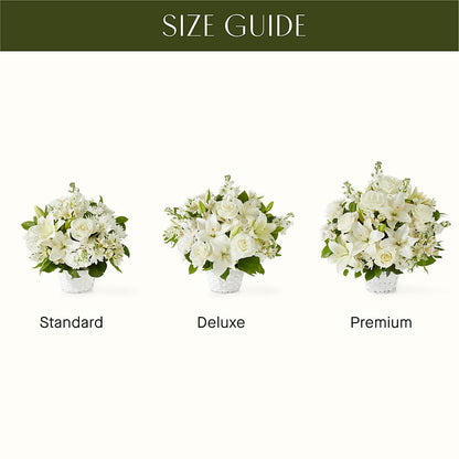 Peaceful Reflections Arrangement – HOLLOW TREE GIFTS & FLORAL LLC, Cascade IA