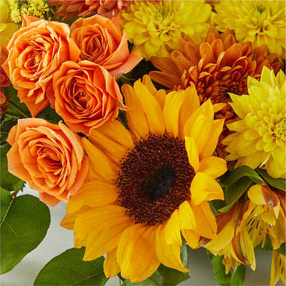 Autumn Harmony Centerpiece – HOLLOW TREE GIFTS & FLORAL LLC, Cascade IA