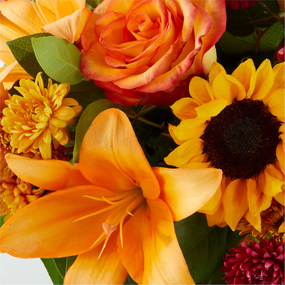 Grateful Centerpiece – HOLLOW TREE GIFTS & FLORAL LLC, Cascade IA