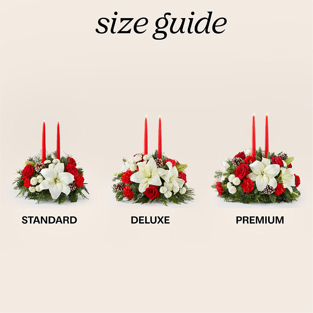 Seasonal Festivities Centerpiece – HOLLOW TREE GIFTS & FLORAL LLC, Cascade IA