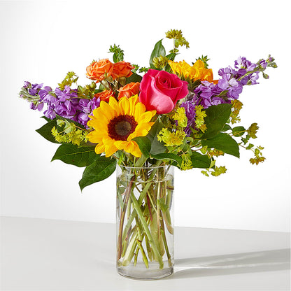 Vibrant Greetings Bouquet – HOLLOW TREE GIFTS & FLORAL LLC, Cascade IA