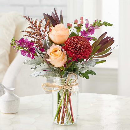 Moody Hues Bouquet – HOLLOW TREE GIFTS & FLORAL LLC, Cascade IA