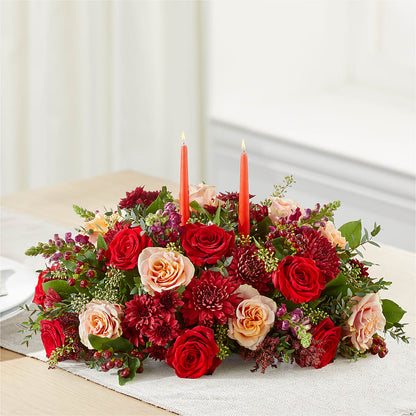 Most Thankful Centerpiece – HOLLOW TREE GIFTS & FLORAL LLC, Cascade IA