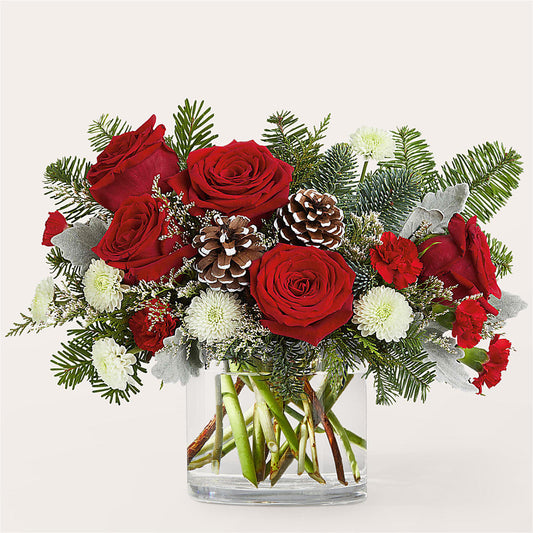 Yule Cheer Bouquet – HOLLOW TREE GIFTS & FLORAL LLC, Cascade IA
