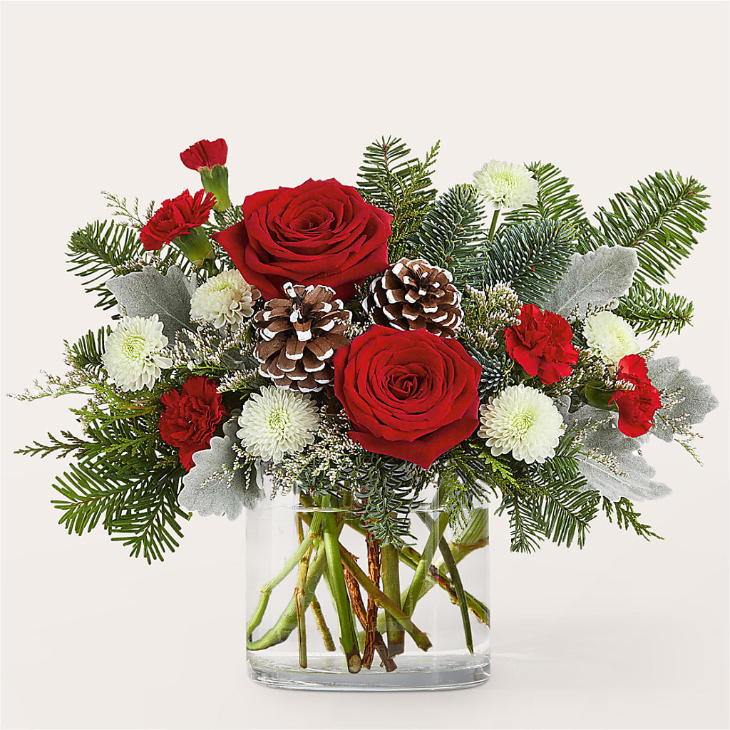 Yule Cheer Bouquet – HOLLOW TREE GIFTS & FLORAL LLC, Cascade IA