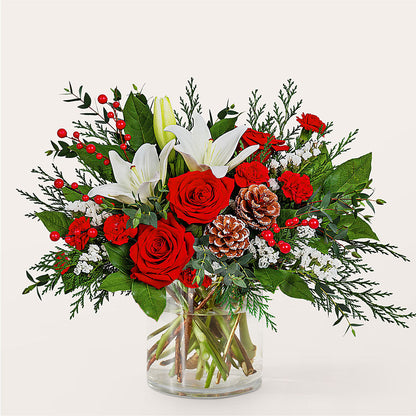 Best in Snow Bouquet – HOLLOW TREE GIFTS & FLORAL LLC, Cascade IA