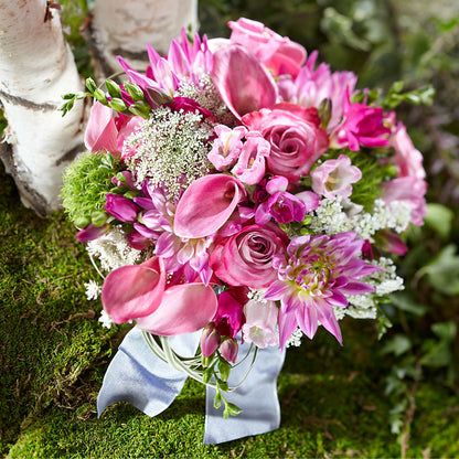 Pink Profusion Bouquet – HOLLOW TREE GIFTS & FLORAL LLC, Cascade IA